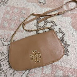 Tory Burch camel colored purse